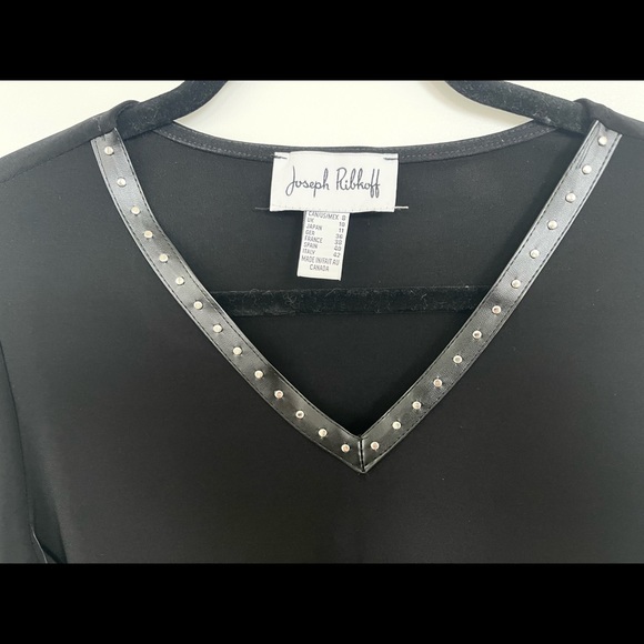 Joseph Ribkoff black top - Picture 4 of 6
